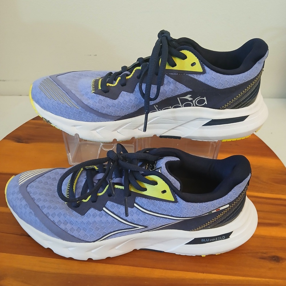 Diadora Mythos Volo 2 Womens 8 Blue Running Shoes Sneakers 101.178072/C9820